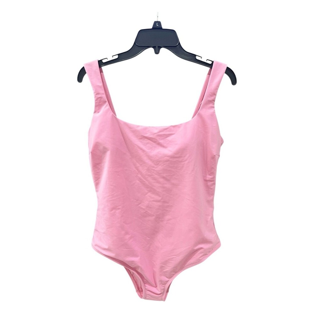 Stylest System Pink Dreamsculpt Square Neck Tank Onepiece Swimsuit XL NWOT